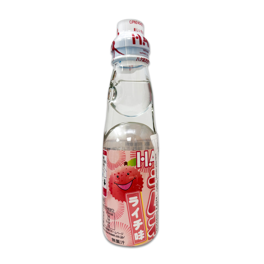 HATAKOSEN Hata Ramune Soda Lychee Flavor, 6.76 Floz (200mL) – CoCo ...