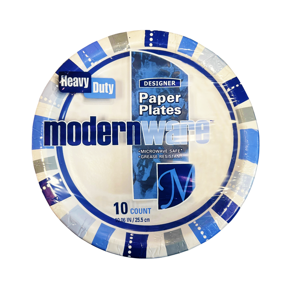 modernware 10.06 Inches Heavy Duty Paper Plates 10 ea, Shop
