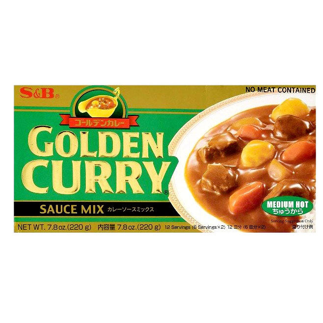 S&B Golden Curry Medium – 220 g – Tienda Hong Kong Market