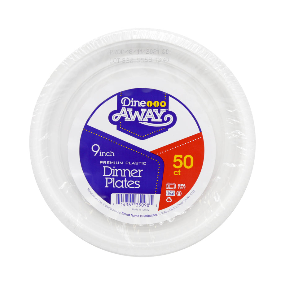 Premium plastic 2024 dinner plates