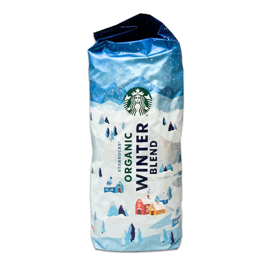 Starbucks Organic Winter Blend Whole Bean Coffee, Medium, 2.5 lbs