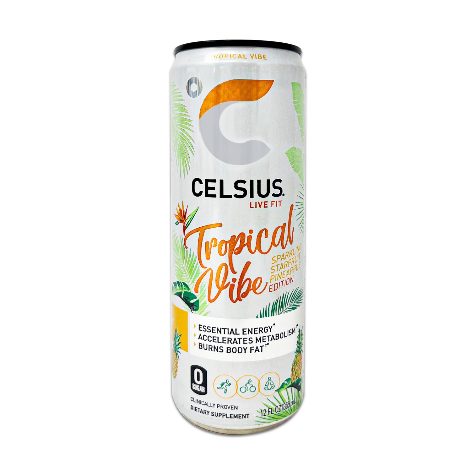 CELSIUS ZERO SUGAR FITNESS ENERGY DRINK - Single cans